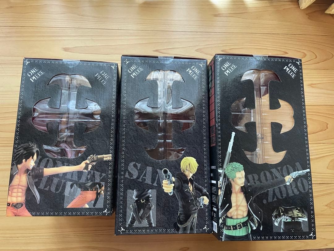 ワンピース　DPCF 三銃士 ver.1.5 ルフィ　サンジ　ゾロ　フィギュア