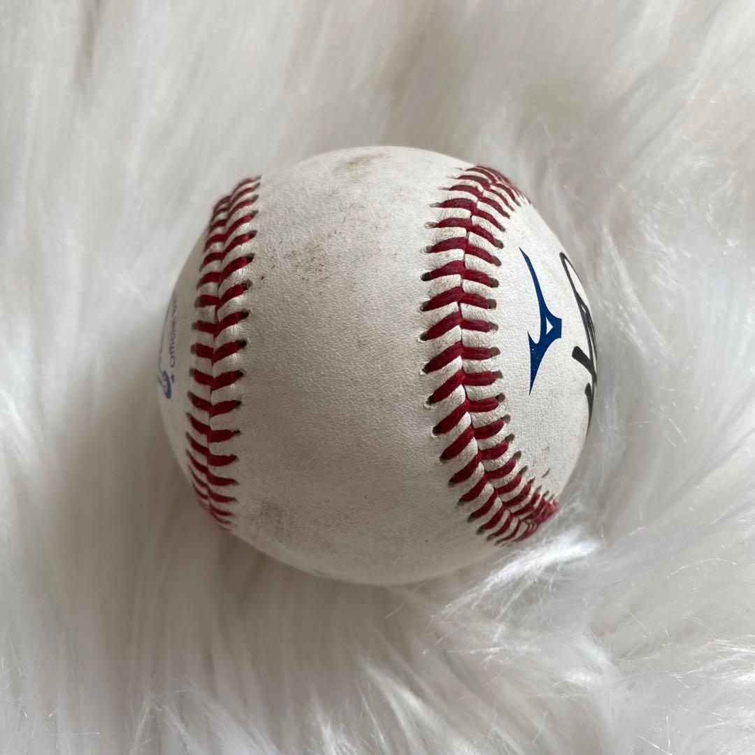 度会隆輝選手の直筆サインボール NPB公式試合球