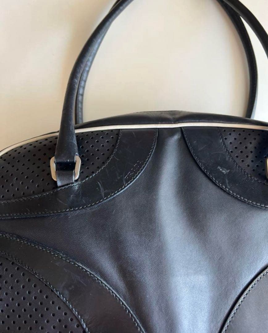 ボウリング用バッグ SS2000 PRADA LEATHER HAND BAG