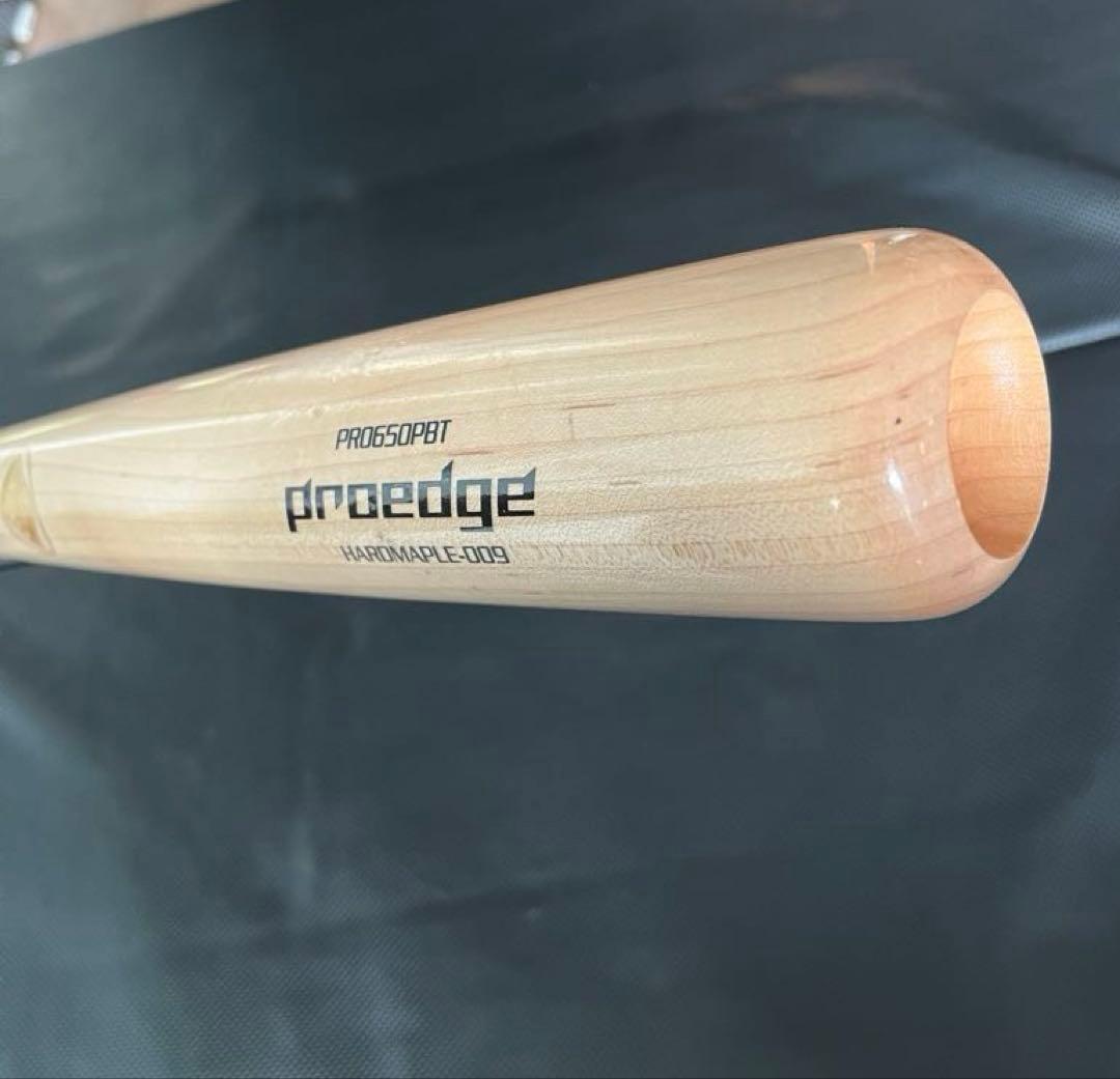 オリックス・バファローズ　茶野篤政 #61　バット NPBマーク 支給品　実使用