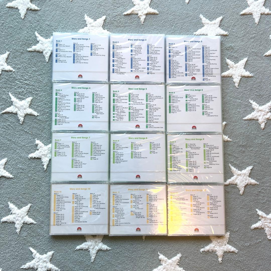 ディズニー英語システム　Story and Songs CD全12枚セット