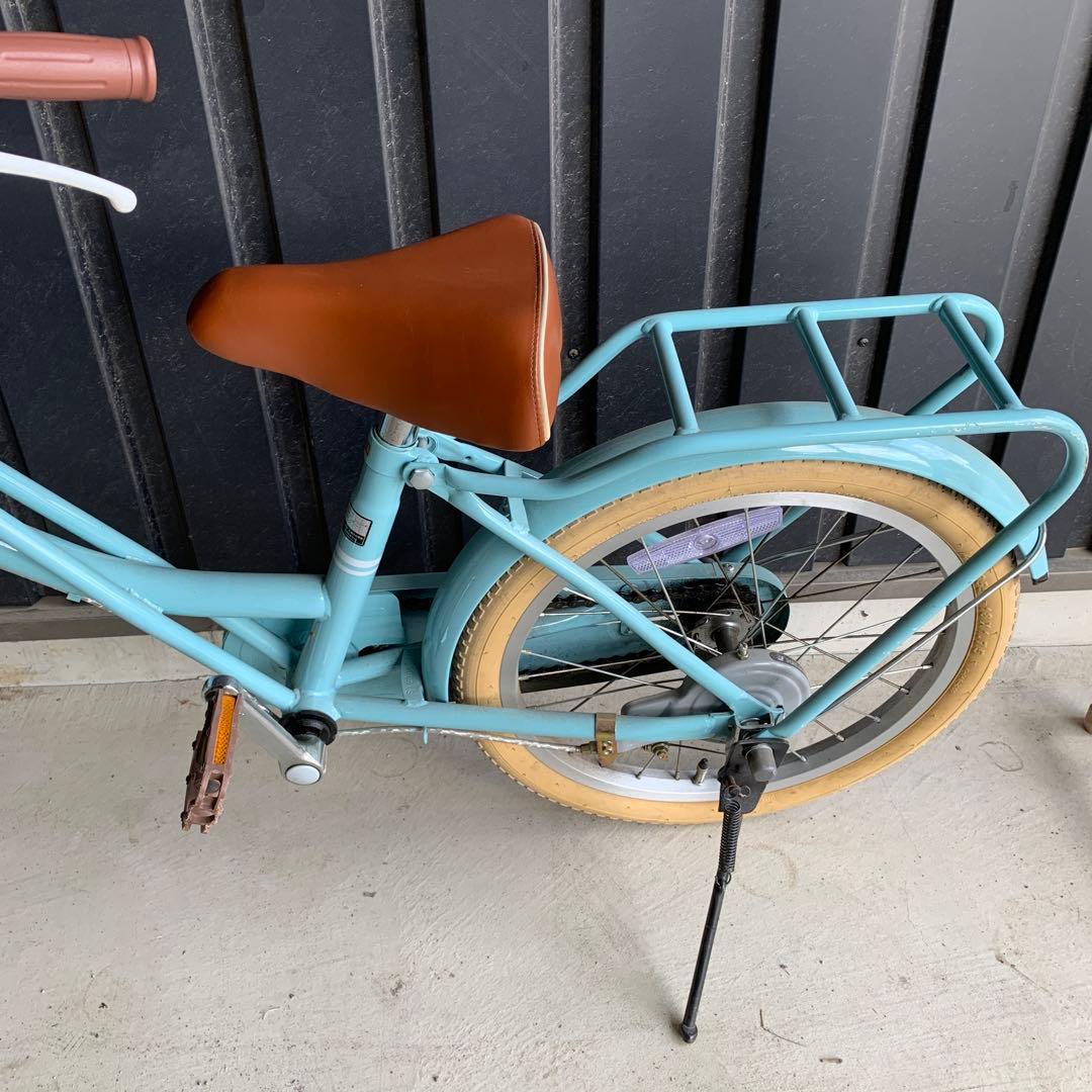 子供用　自転車　18インチ　補助輪あり
