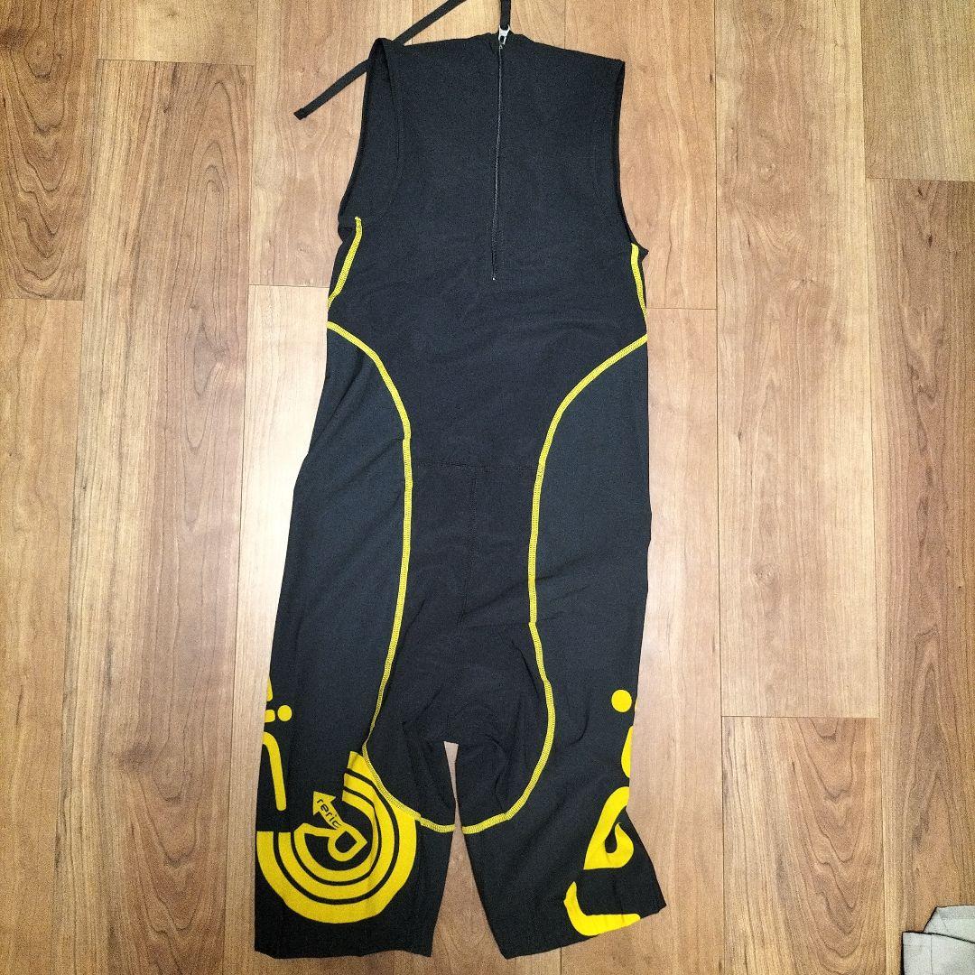 新品 メンズM レリック RERIC トライアスロン レース スーツ 黒黄