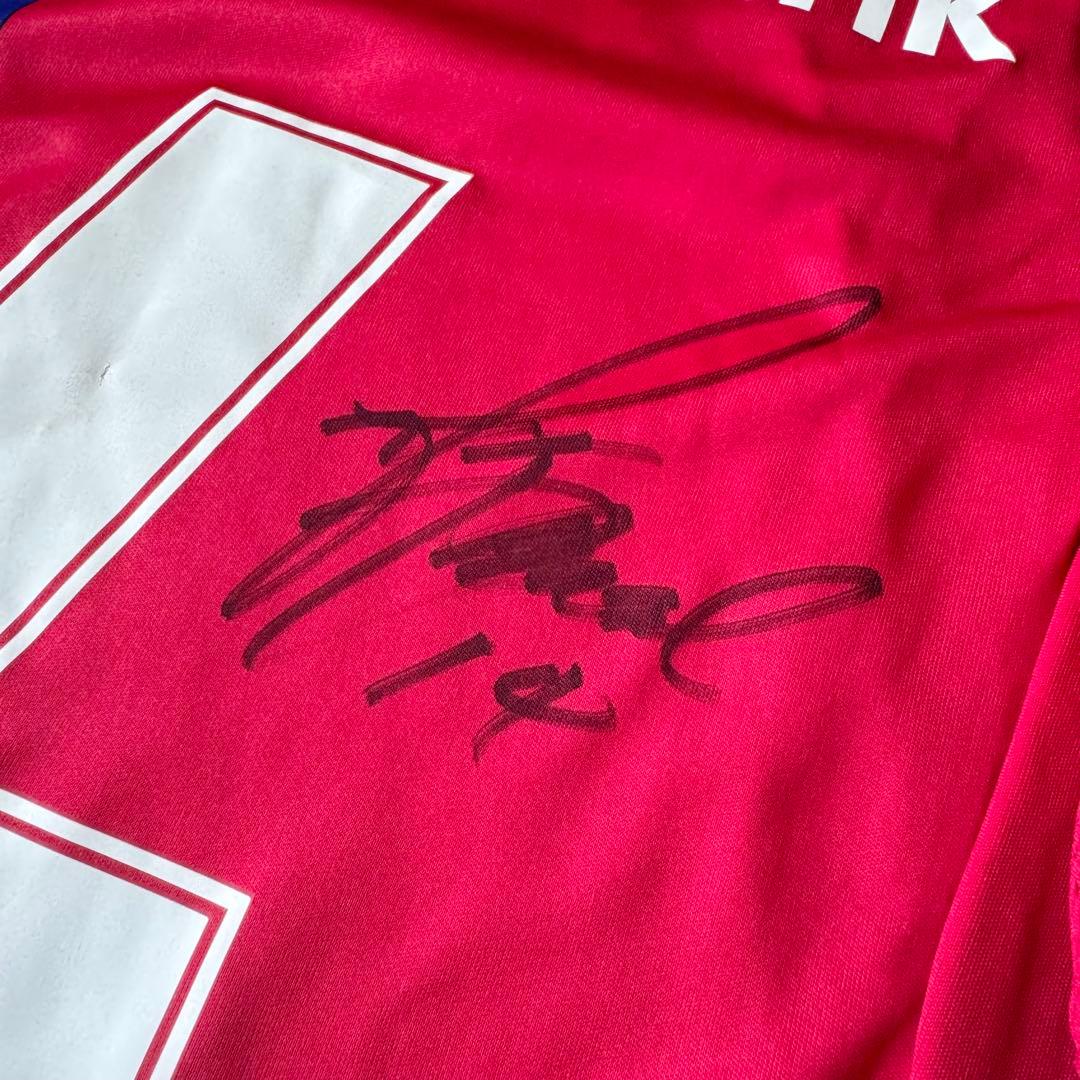 【新品タグ付＆直筆サイン】柿谷曜一朗 ＃１４ FCバーゼル １４／１５（H）