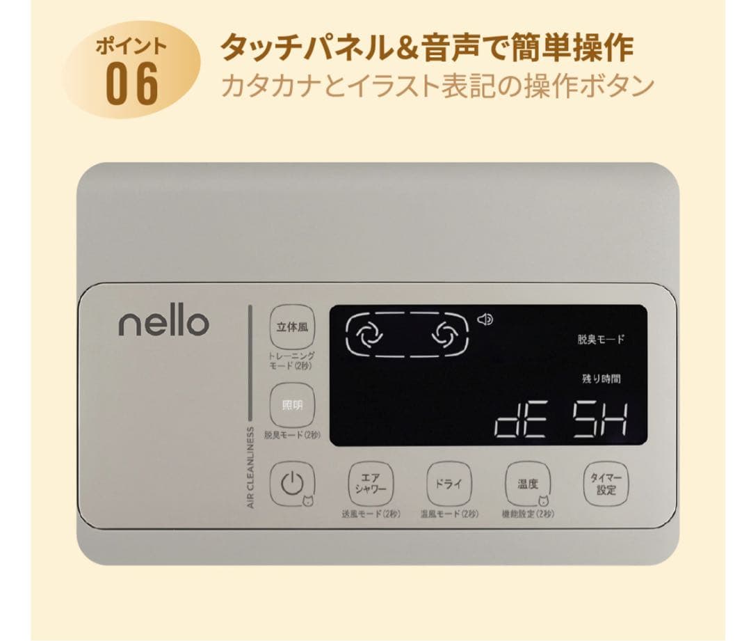 nello ペットドライルーム ＋Deo | 自動 乾燥機 花粉 ペット 犬 猫