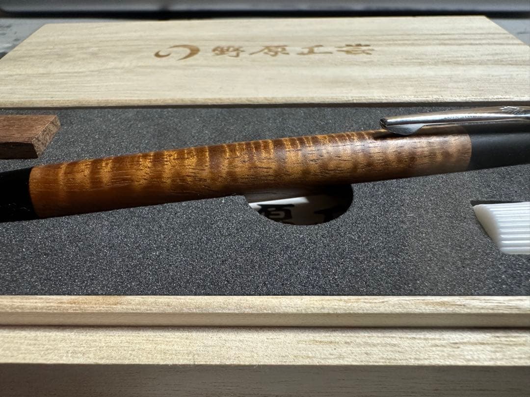 【保証書付き】　ハワイアンコアカーリーのシャープペンシル 野原工芸