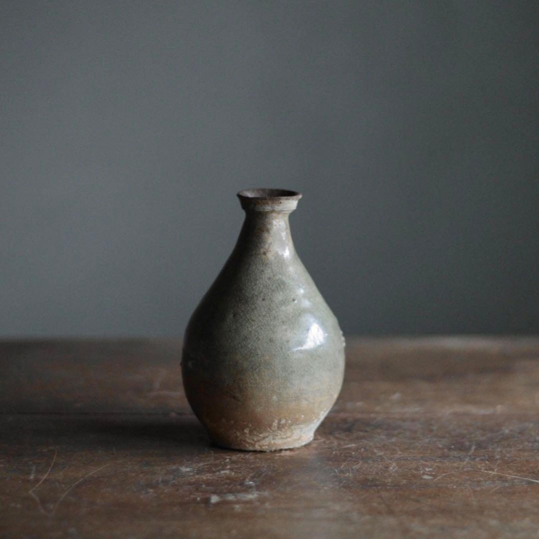 高麗青磁 徳利 容量約200ml 独酌に 古美術 古道具 アンティーク 朝鮮美術