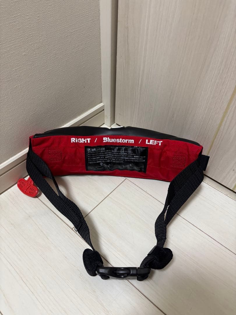 使用1回 Bluestorm 膨張式ライフジャケット BSJ-9320RSⅡ