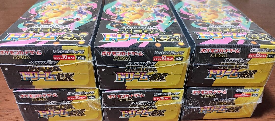 （シュリンク付）ポケモンカードゲーム MEGA ドリームEX 6BOX