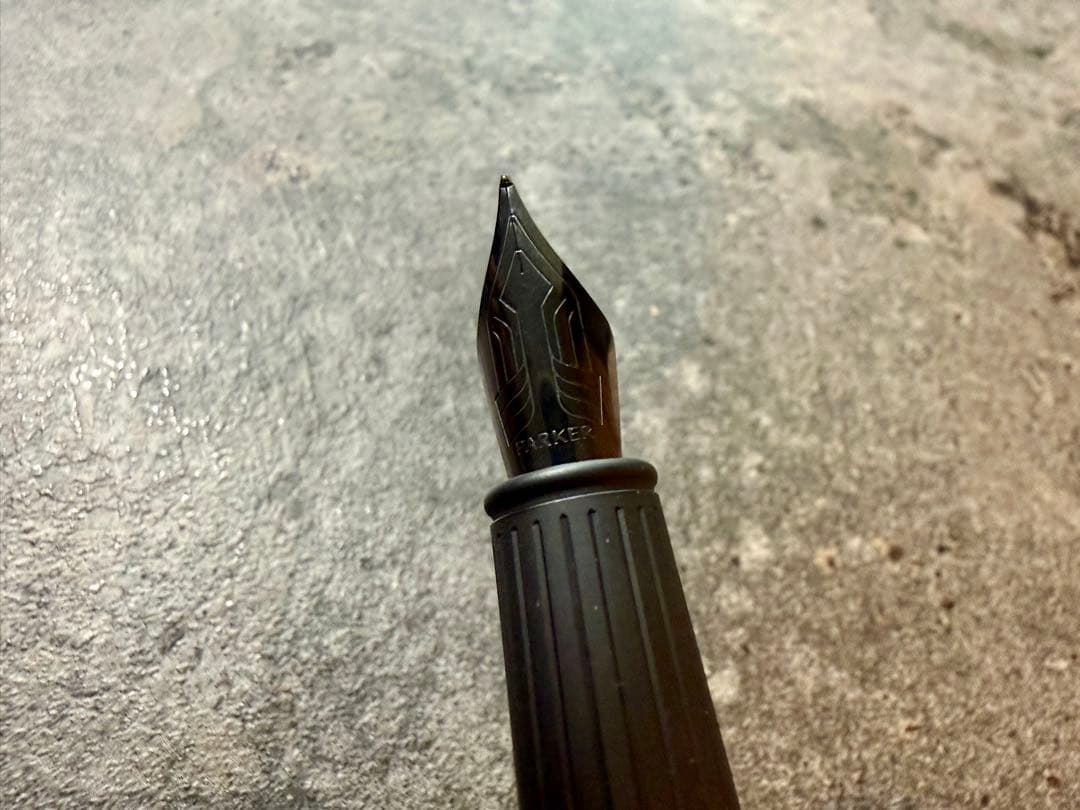 PARKER パーカー 万年筆 インジェニュイティ ブラックBT ペン先F