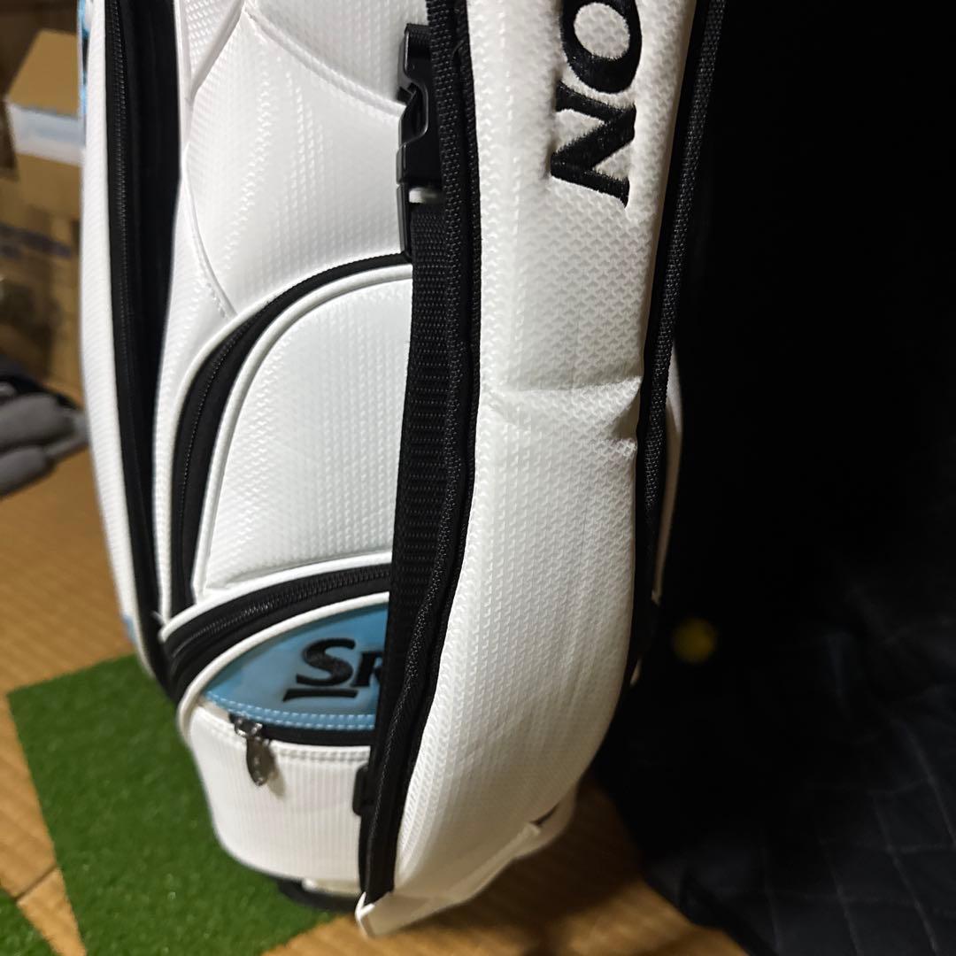 Srixon キャディバッグ ホワイト/ブルー