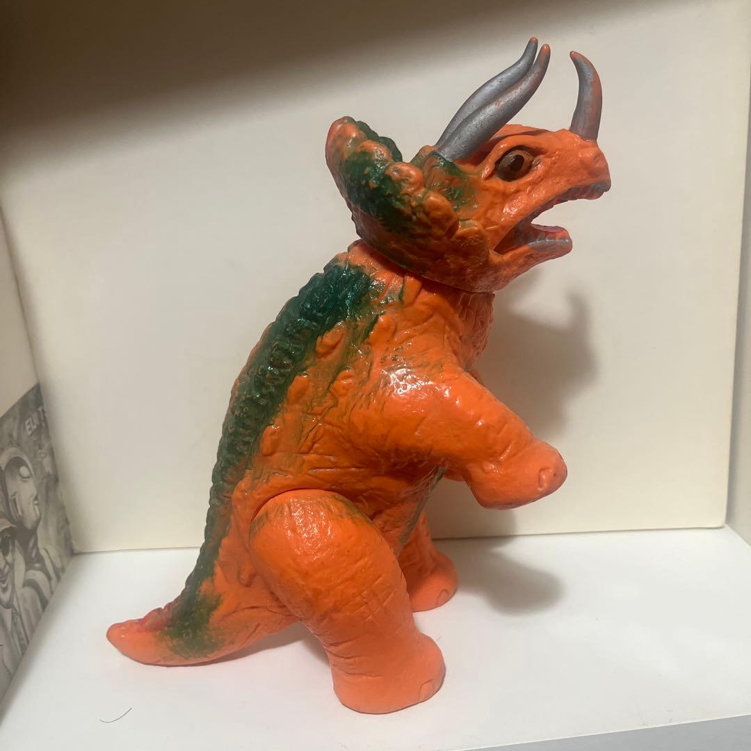 大協製 トリケラトプス ソフビ フィギュア 生きていた恐竜