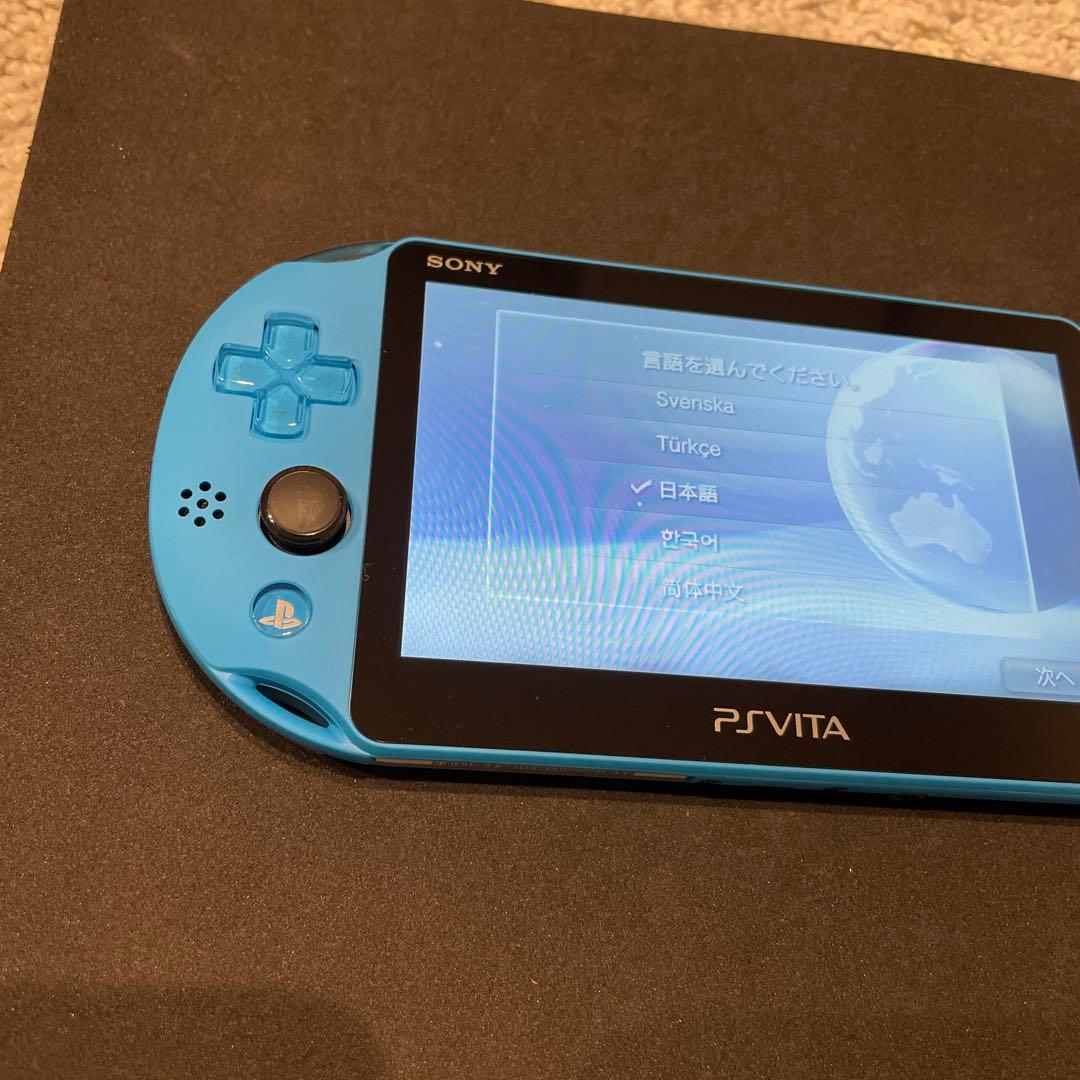 （未使用に近い）PSVITA PCH-2000 アクアブルー