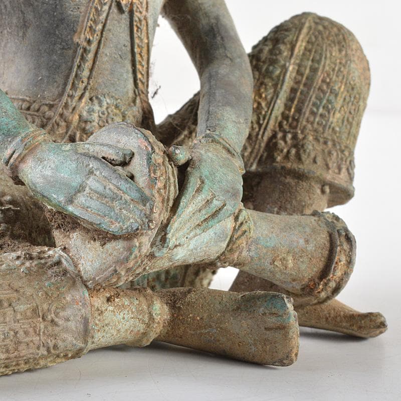 仏教美術　古銅青銅　チベット仏　仏像　置物　C　R6026