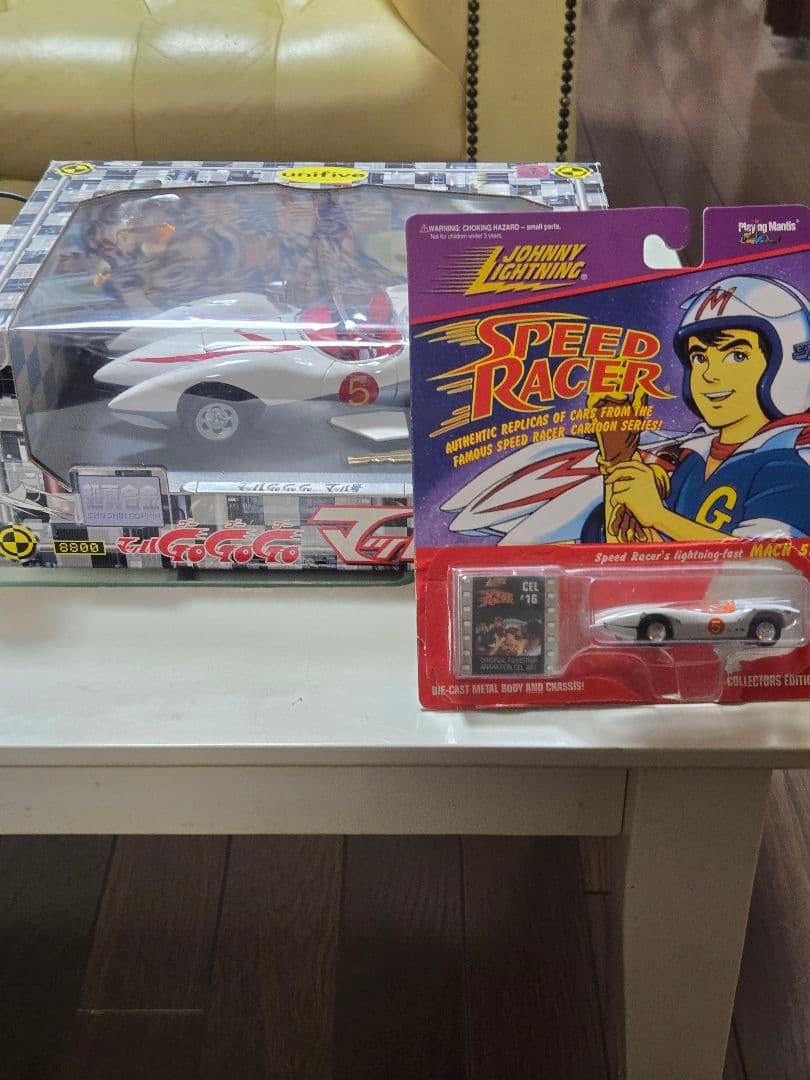 マッハGo Go Go のユニファイブ製、超真合金 マッハ号( ミニカー付き)