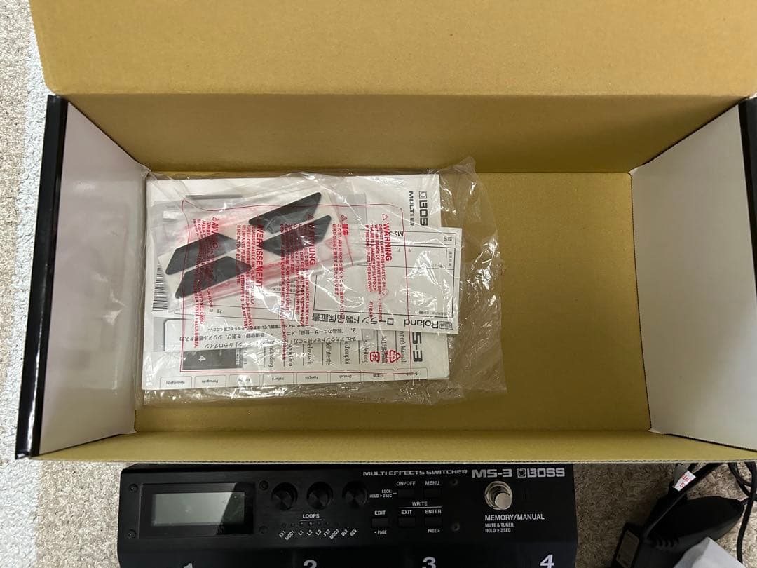 ms-3 boss 箱・アダプター付属