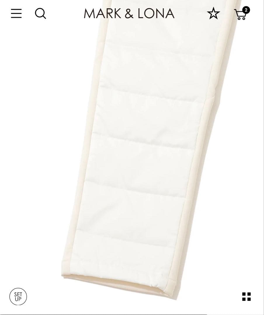 新品　マークアンドロナ　冬パンツ　38