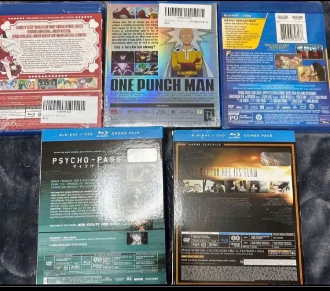 北米版　アニメ　Blu-ray まとめ売り　未開封