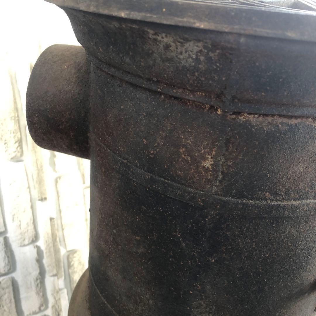 ストーブ フランス　鋳物 鉄製(A9)