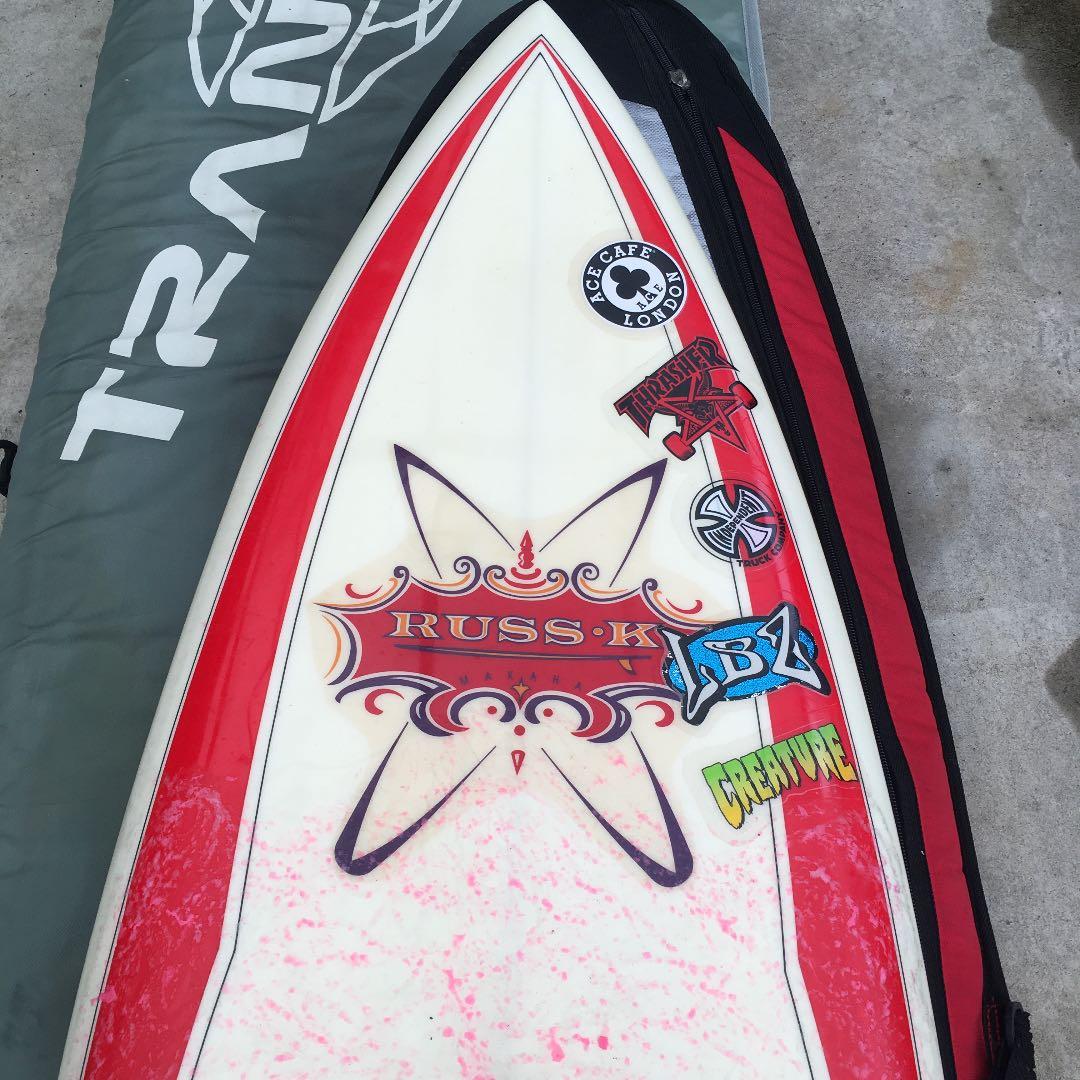 Russ-k 6.9 ファンボード　シングルフィン　ハワイで購入