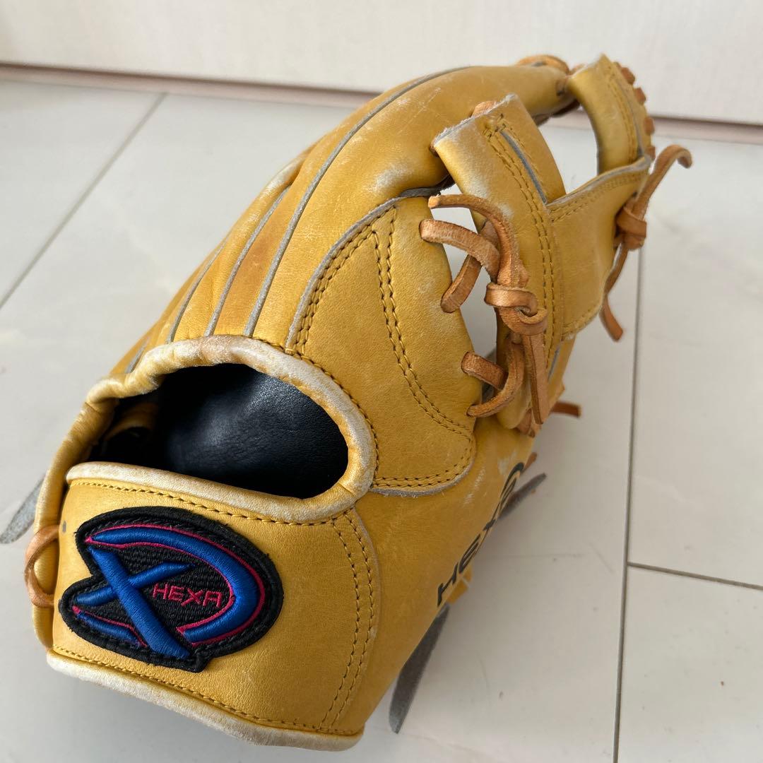 内野手用 HEXA SPORTS 軟式 グローブ 野球 右投げ ヘキサ国産グラブ