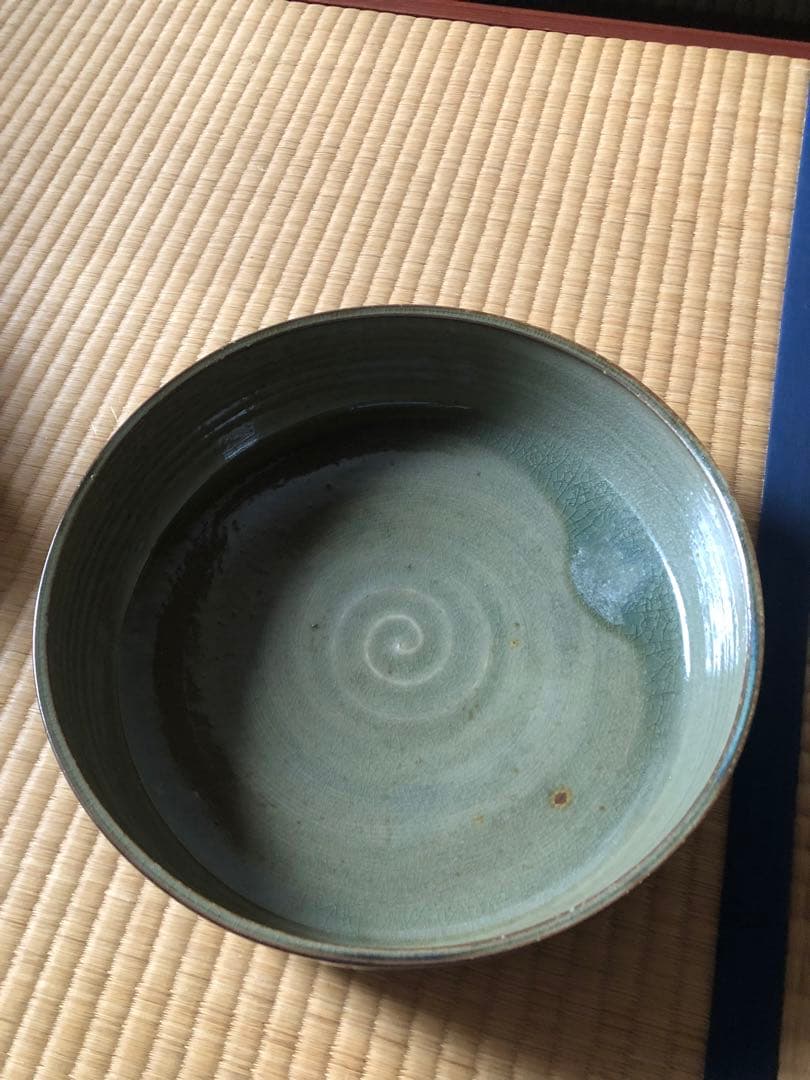 高取焼　平水指　登古造　共箱入