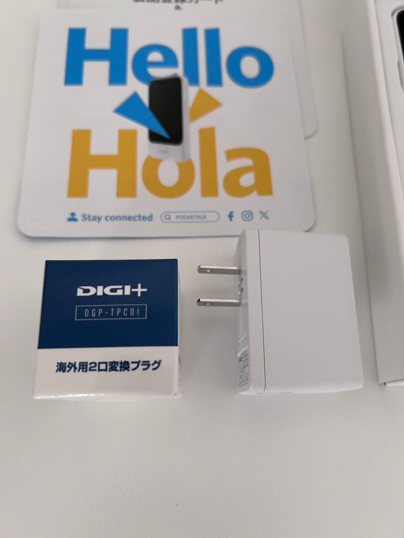 ポケトーク POCKETALK S2 plusグローバル通信付　セット最新モデル