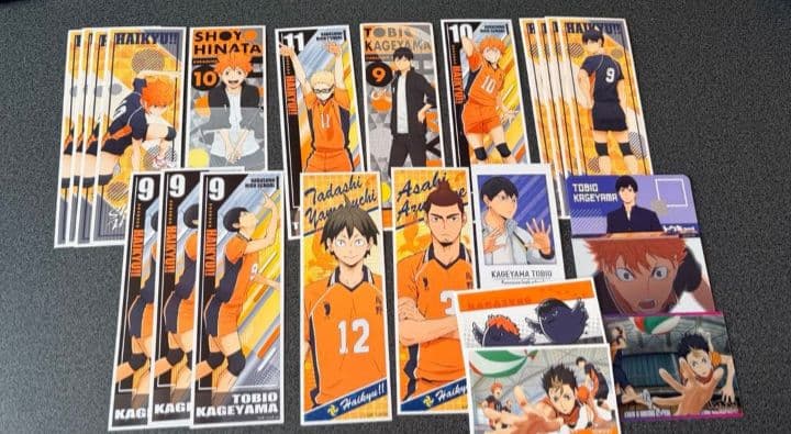 ハイキュー 烏野 日向 影山 月島 西谷 クリアファイル 缶バッジ ステッカー