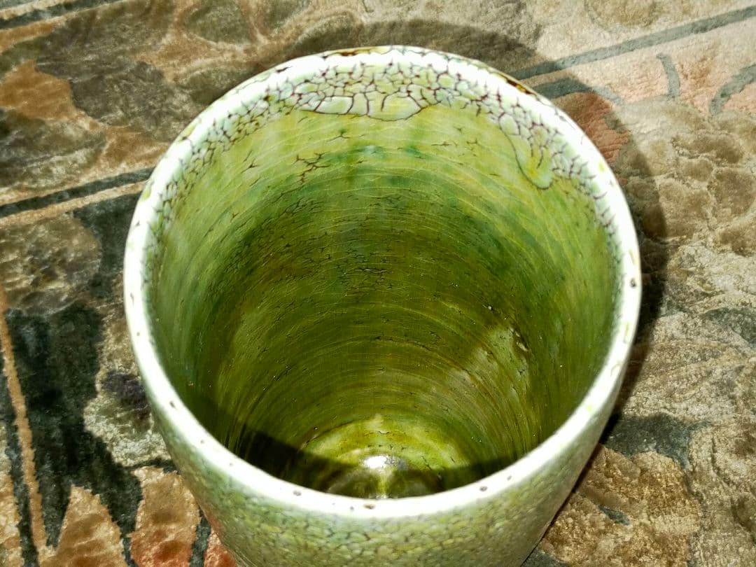 ♥未使用♥　花瓶　♥安藤百利行♥　共箱付き　カイラギ　花器