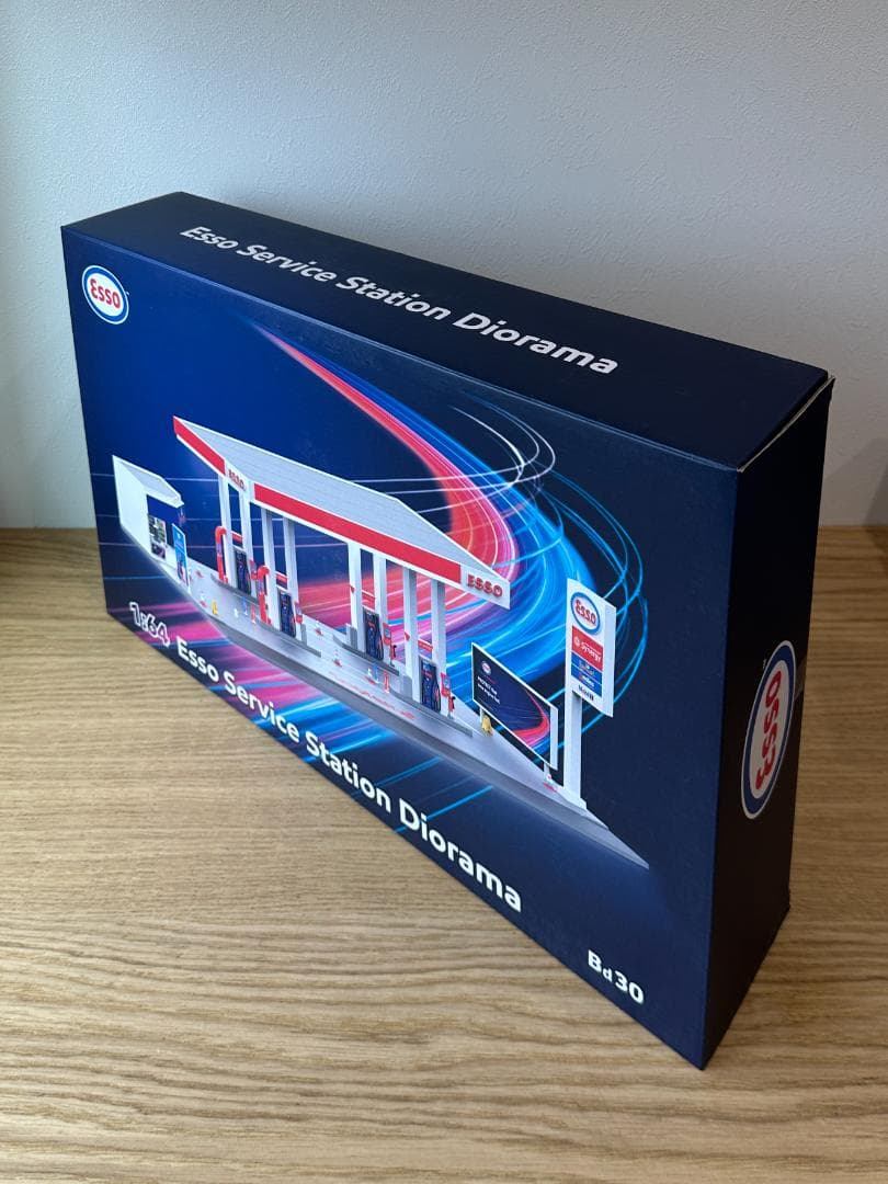 tiny微影 Bd30 ESSO Petrol Diorama ガソリンジオラマ