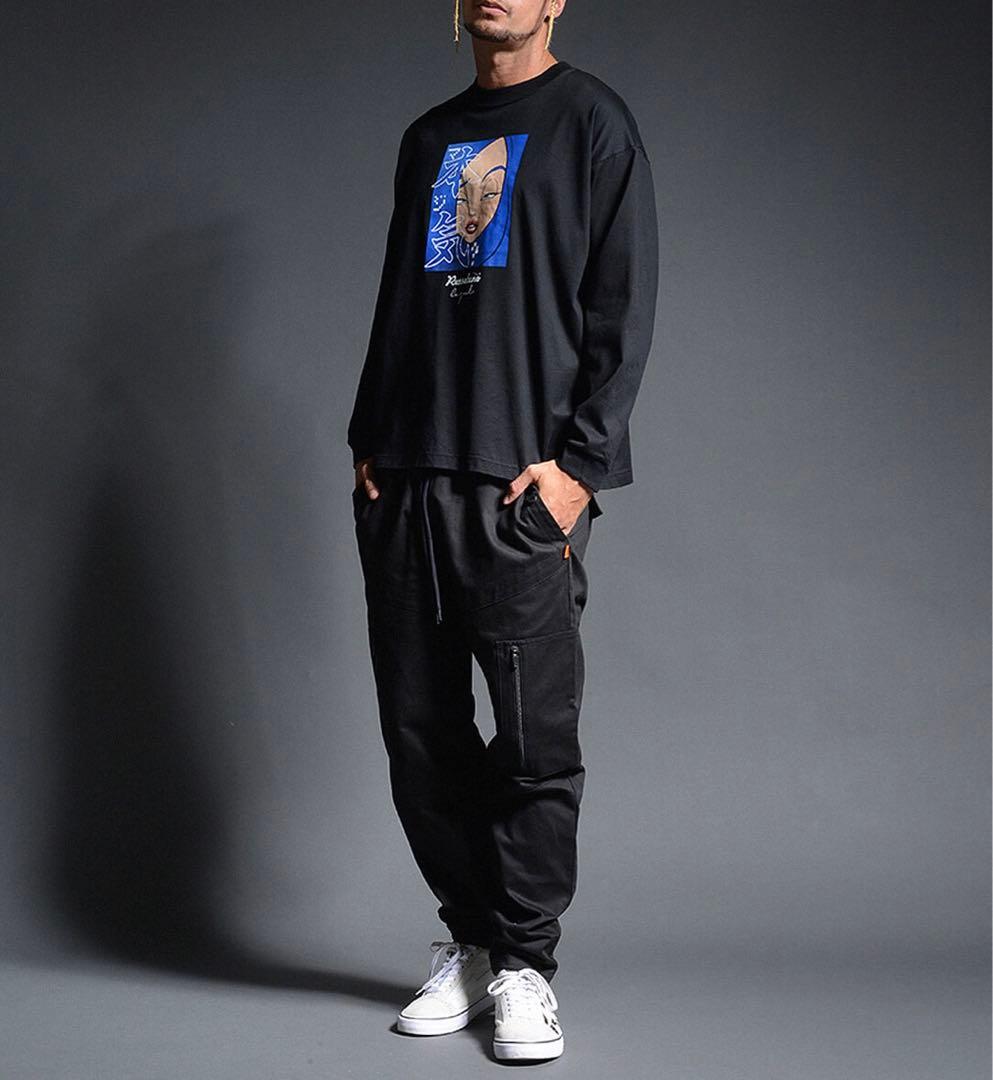 新品 ラッセルノ ゴルフ コンバット カーゴジョガーパンツ ブラック M 4