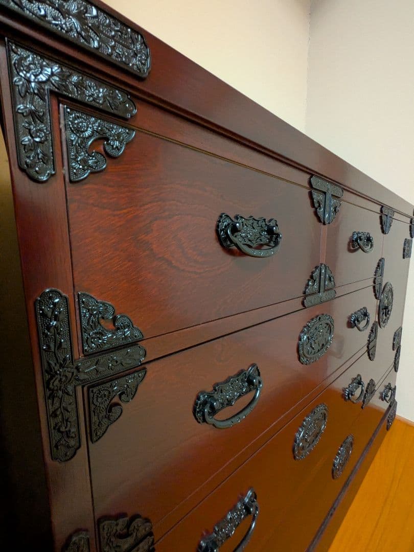 【美品】吉野民芸 箪笥 欅