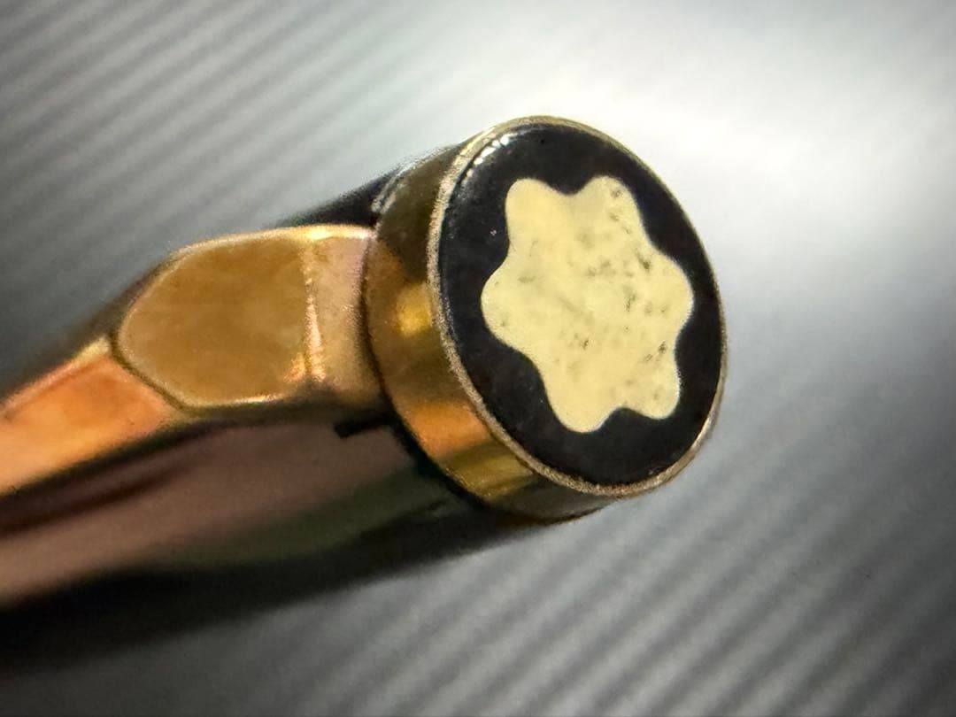 美品 吸入式 モンブラン No.221 ブラック F 細字 万年筆