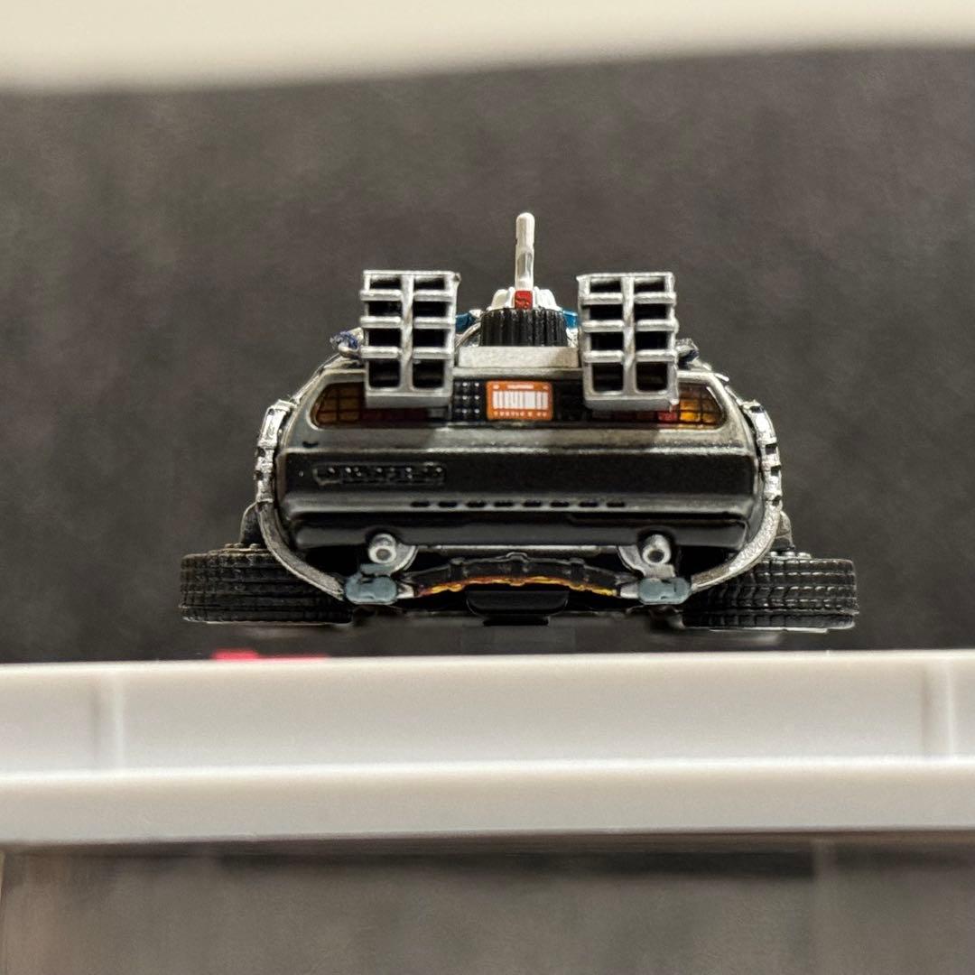 デロリアン ホバー&レール カスタム品 1/64 MJ　バックトゥザフューチャー