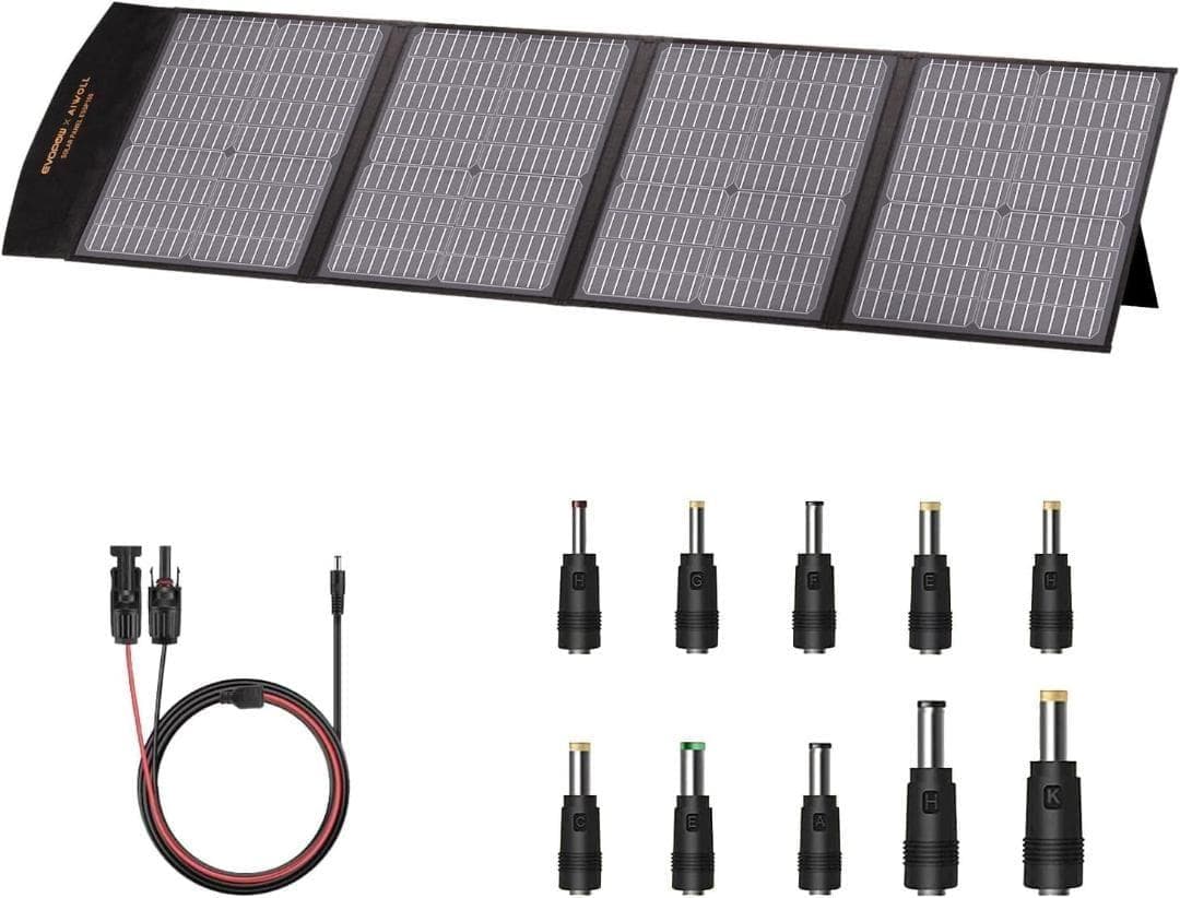 未開封品！Evopow ポータブル電源用ソーラーパネル 100W