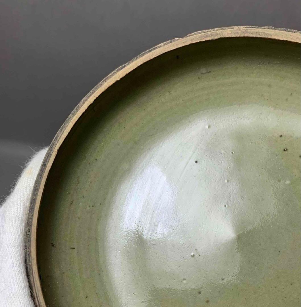 中国 刻草花図香合（印合)　f6230902