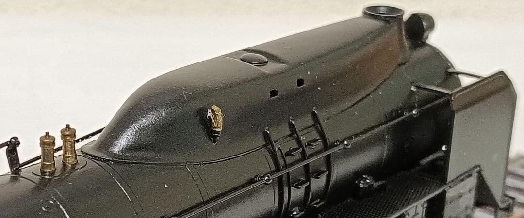 HOゲージ 天賞堂アダチ Ｄ51半流蒸気機関車、モーター交換、メンテナンス済