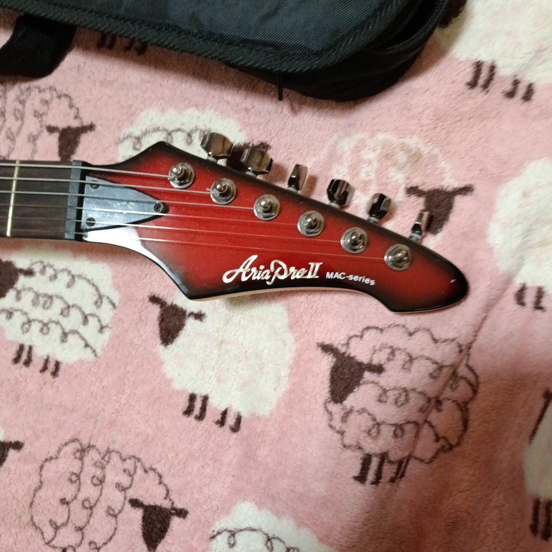 Aria Pro II MAC-series レッド エレキギター