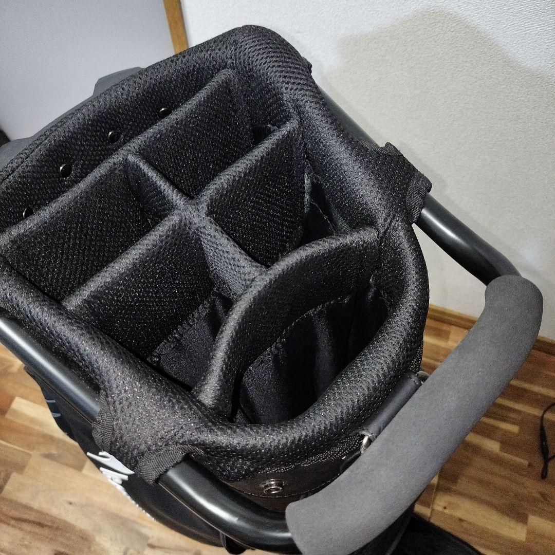 ルコック　キャディバッグ　黒　９型