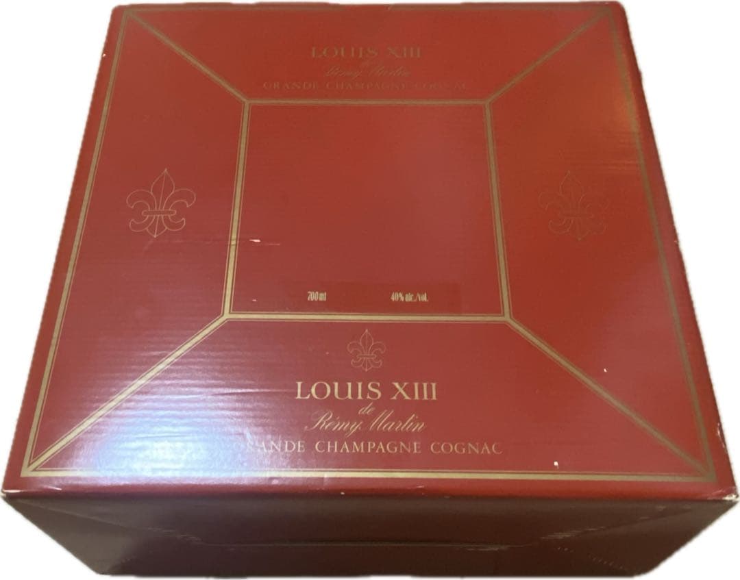 レミーマルタン　ルイ13世　金キャップ　四角形箱　グランドシャンパーニュ　古酒