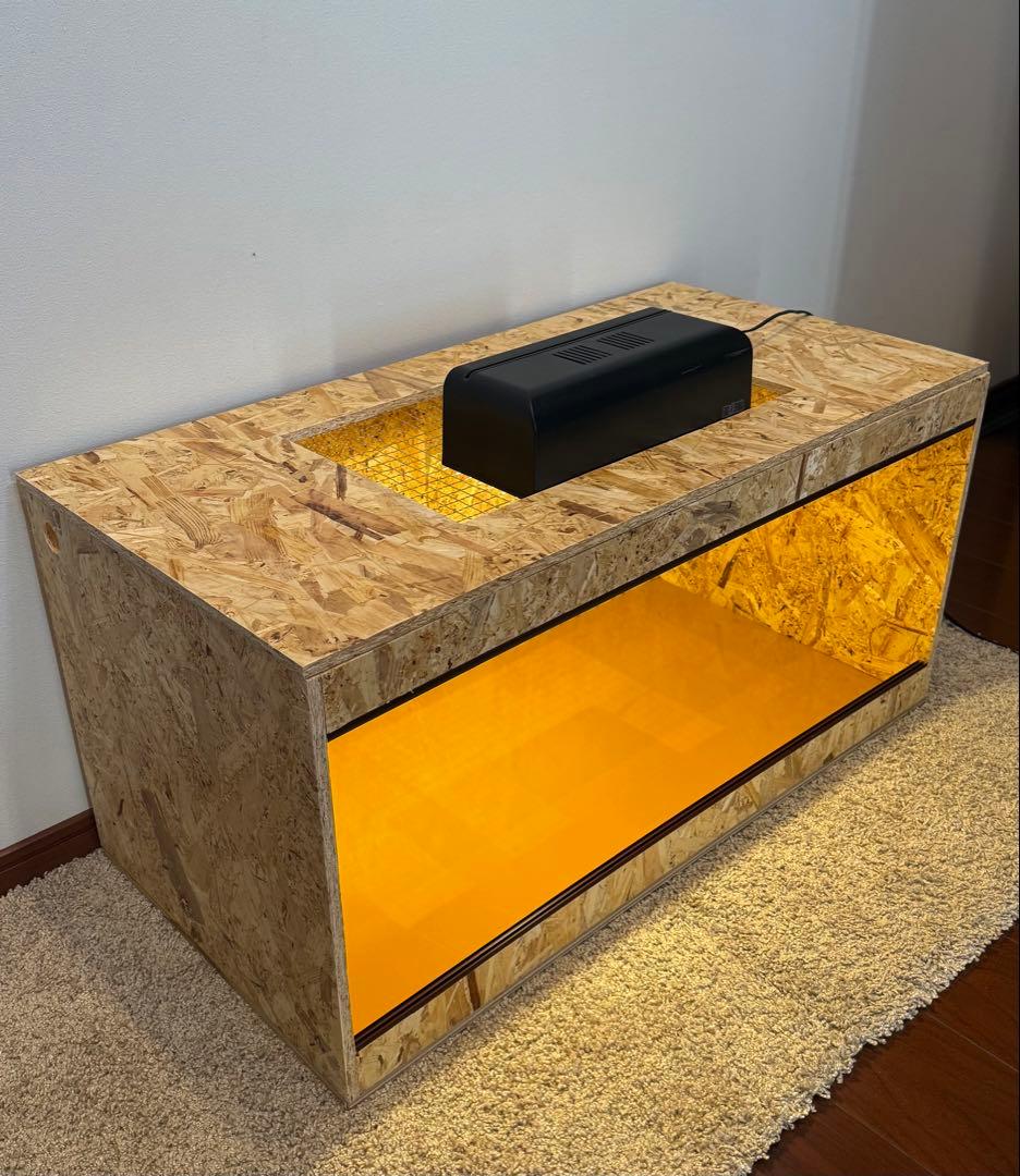 木製ケージ　90×45×45 サイズオーダー　爬虫類　小動物