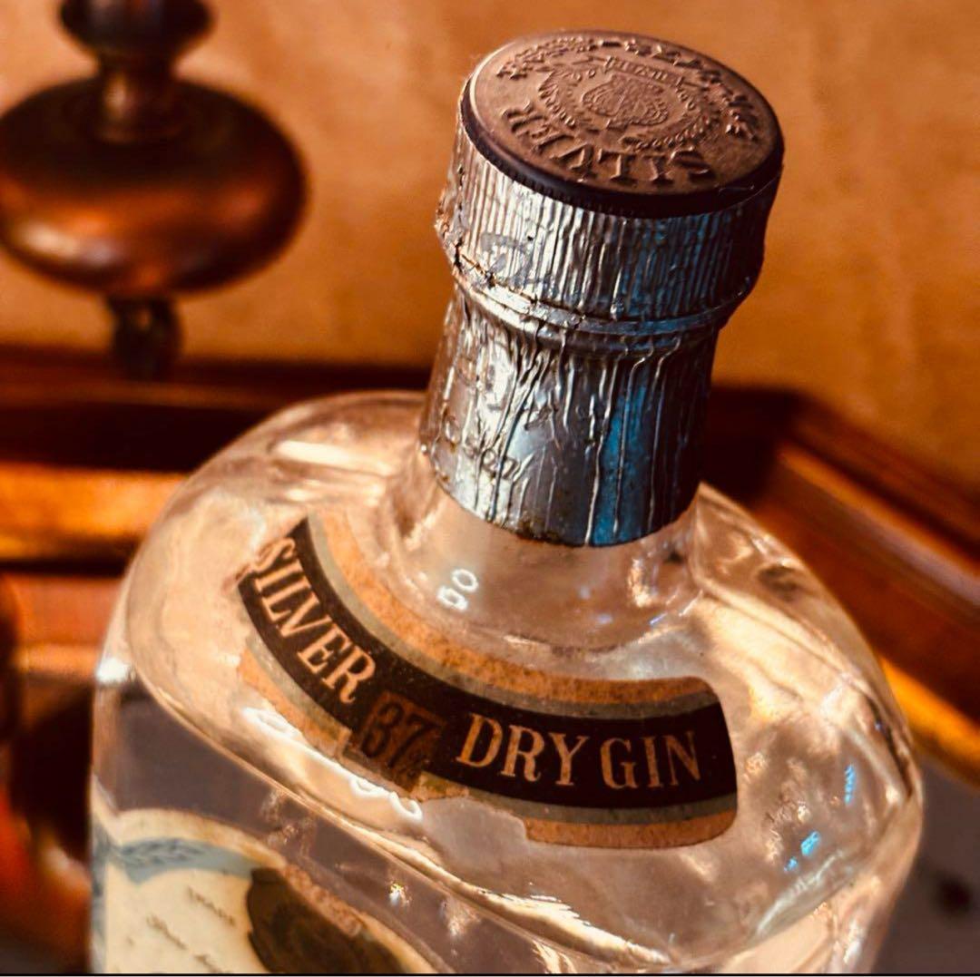 未開封古酒 希少 シルバーウイスキー社ドライジン SILVER DRYGIN