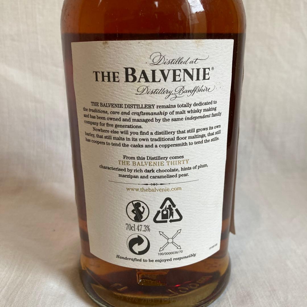 バルヴェーニ　サーティ３０年　シングルモルトウイスキー　木箱入り　レア