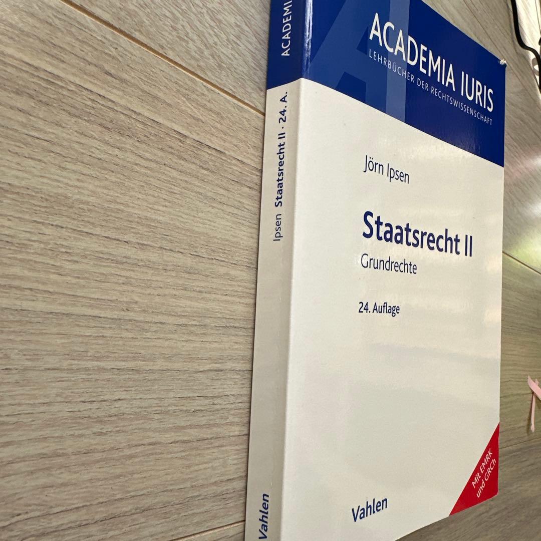 Jörn Ipsen Staatsrecht II 24. Auflage