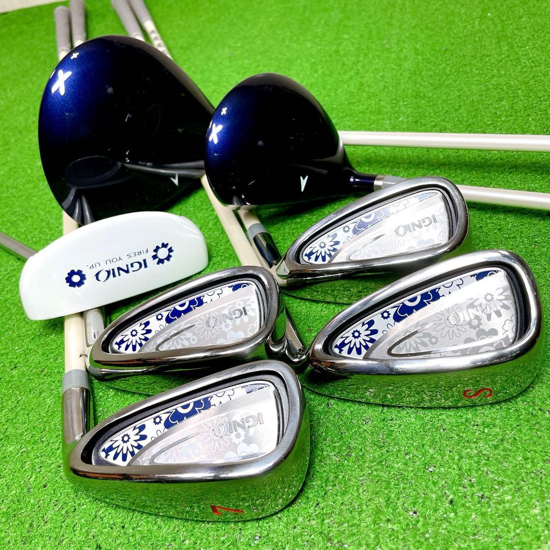 ほぼ未使用品！イグニオ　レディースゴルフセット 7本セット　初心者　おまけ付