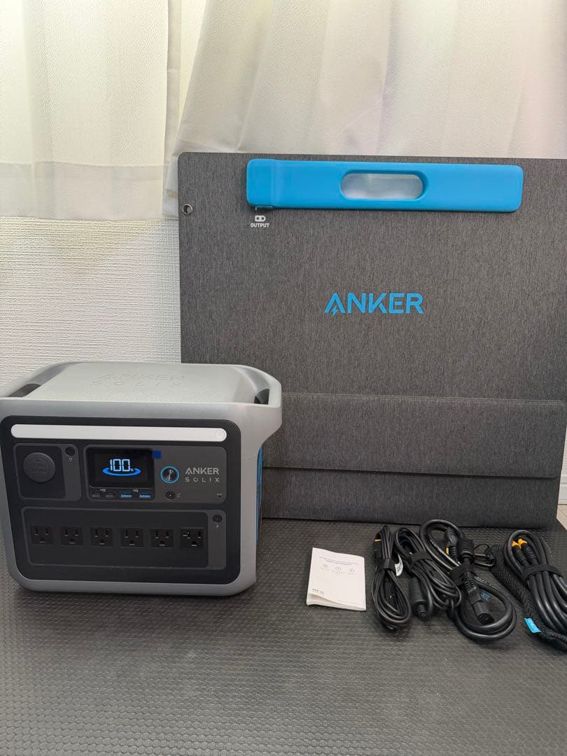 【極美品】Anker Solix C1000 ソーラーパネルセットポータブル電源