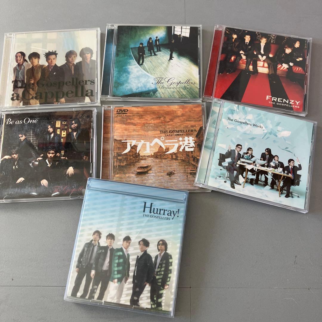 ゴスペラーズ　初回限定盤、帯付含むCD大量セット　DVD、グッズ、ツアーパンフ