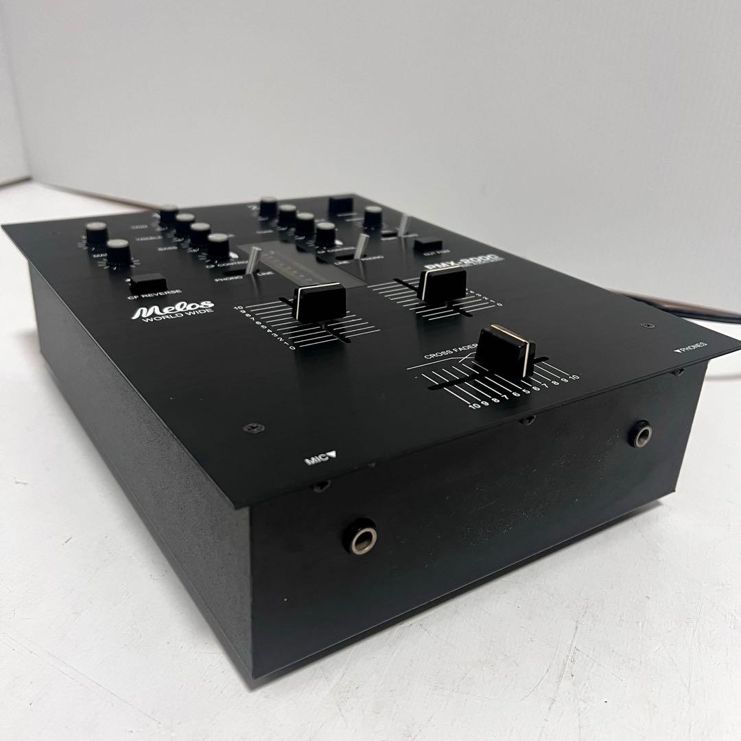美品 Melos PMX-2000 DJミキサー オーディオミキサー 豪華付属付