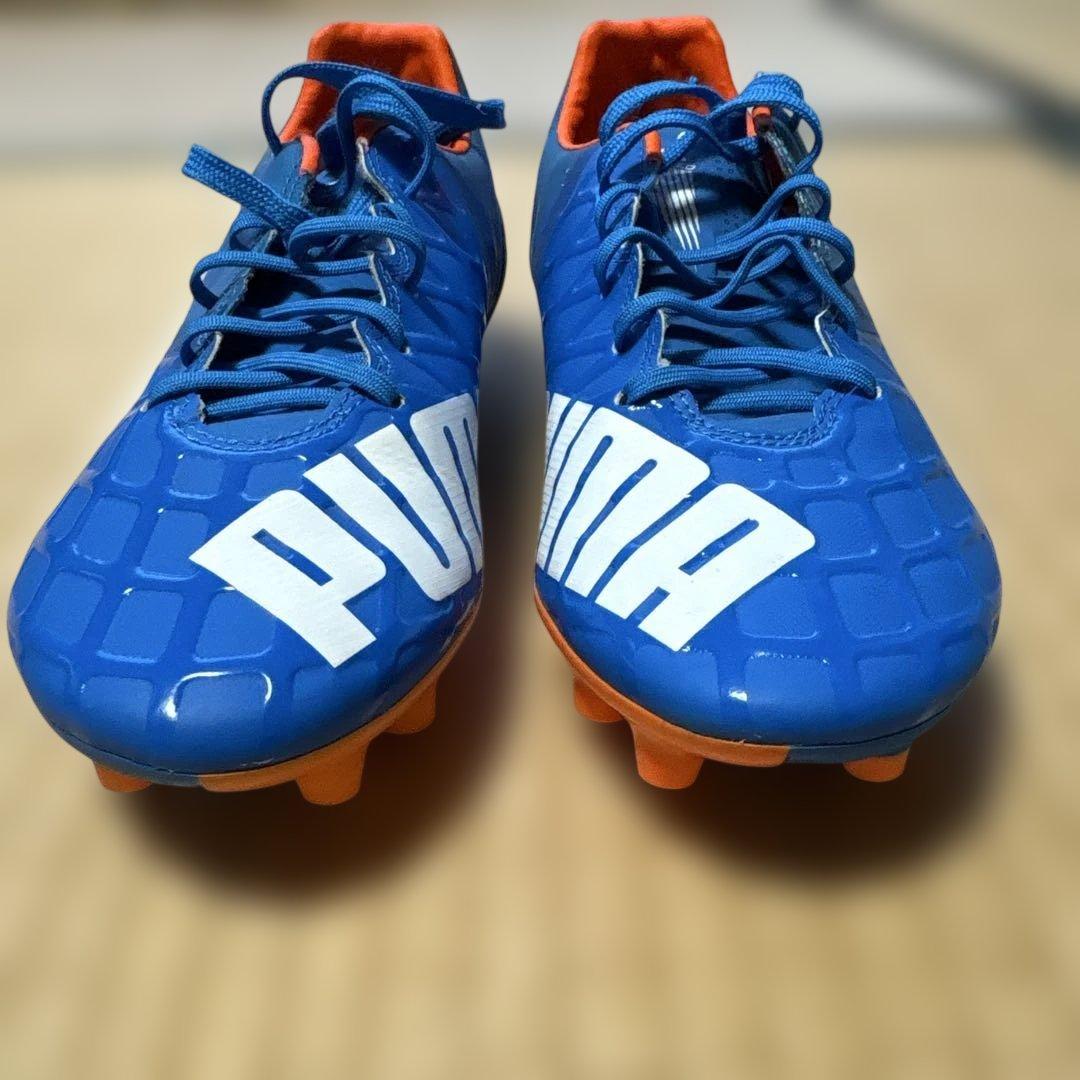 PUMA evospeed サッカーシューズ スパイク 青