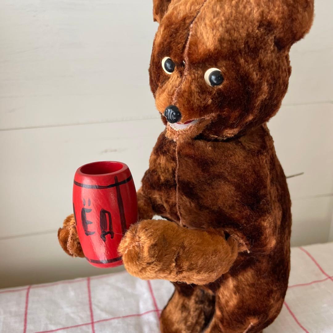 ヴィンテージ ゼンマイクマさん　箱付き￥41000→¥30000